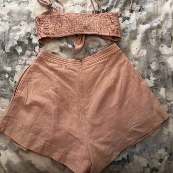 Showpo Blush Shorts Set - Picture 3 of 5